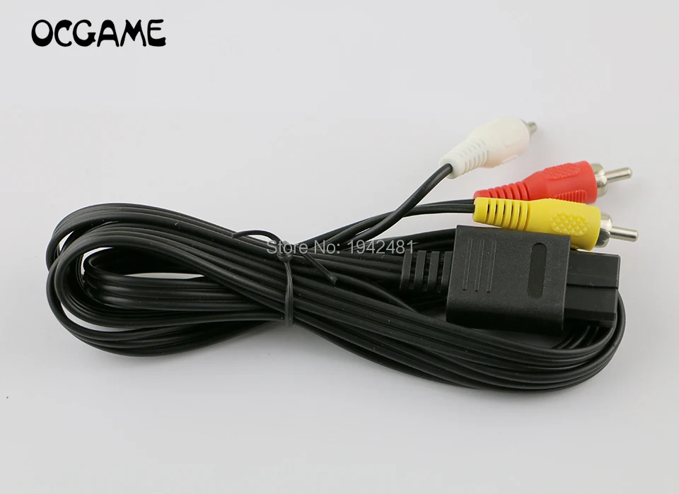 1 Pz 180Cm 6Ft Av Tv Rca Cavo Video Per Game Cube Per Snes Gamecube Per N64 64