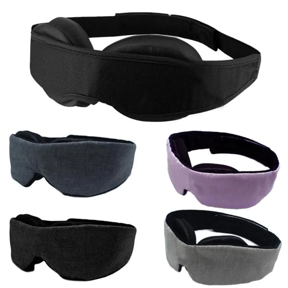 

3D Eyeshade Sleep Mask Memory Foam Breathable Padded Shade Cover Travel Sleeping Eye Mask Adjustable Sleeping Blindfold Tools