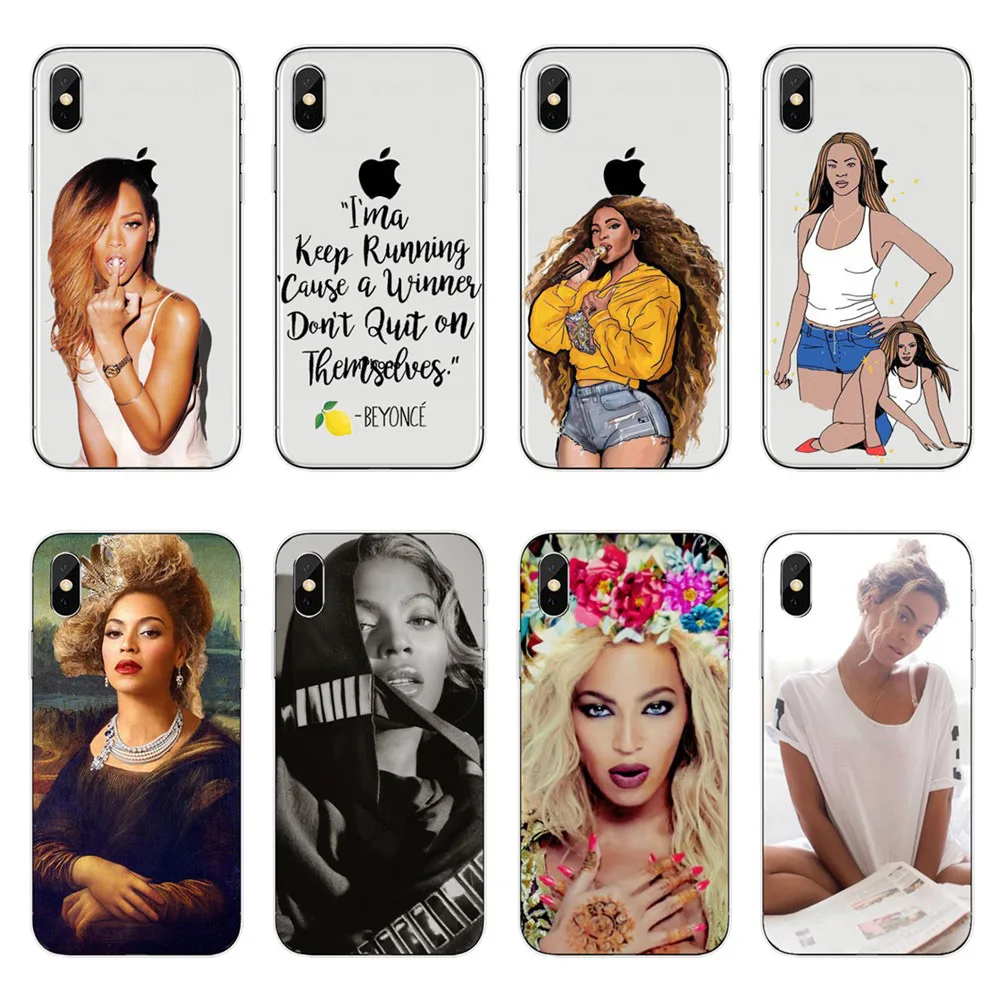 Чехол Beyonce Pop Music singer для iPhone XR XS Max мягкий прозрачный чехол из ТПУ 5 6 6s 7 8 Plus X