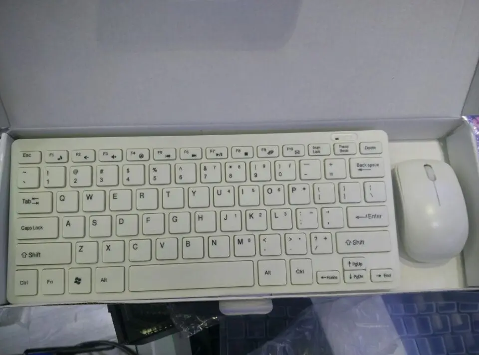 Maorong trading Беспроводной комбо 10-дюймовая шпилька маленькая клавиатура Беспроводная мини-мышь и клавиатура комплект с пленка бесплатно