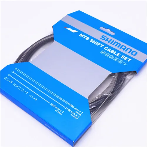 SHIMANO MTB Shift Cable Set горный велосипед SP41 внешний корпус+ кабель - Цвет: SUS SP41 set