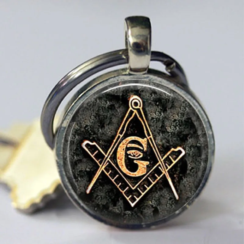 1 шт. Freemasonry брелок угольник и циркуль секретное общество Freemason символ масонов со
