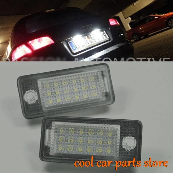 

One Pair of LED License Plate Light Module Error free for Audi A3 8P 8PA 804
