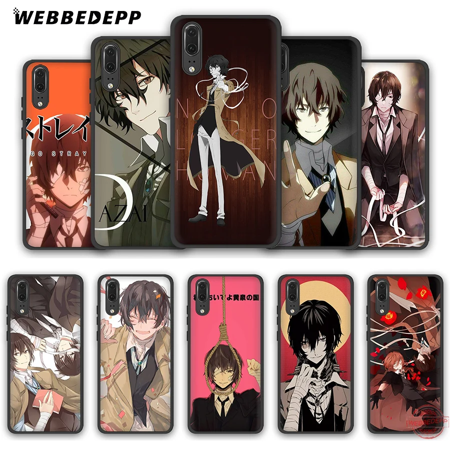 WEBBEDEPP Japan Bungou Stray Dogs Soft Case for Huawei P8 P9 P10 P20 P30 Lite Pro 2017 2018 2019 Cover | Мобильные телефоны и
