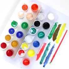 12Colors/Set Finger paint Pigment Safe Non-toxic Washable Drawing Painting Kit For Babies Children early education Gifts DIY Art