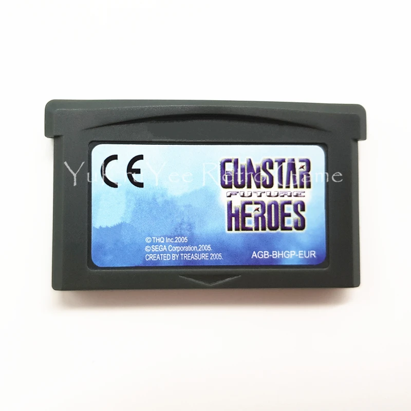 

Gunstar Future Heroes Video Game Memory Cartridge Card for 32 Bit Console Accessories EU Sticker Version