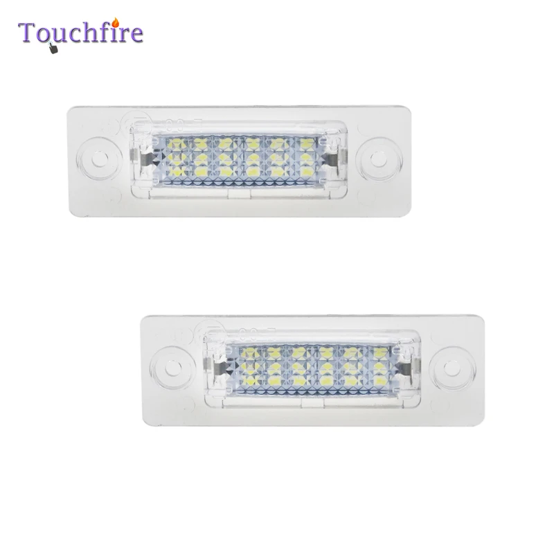 2 шт. 18 светодиодов 3528 SMD светодиодные номерные знаки автомобильные лампы 6000 К для
