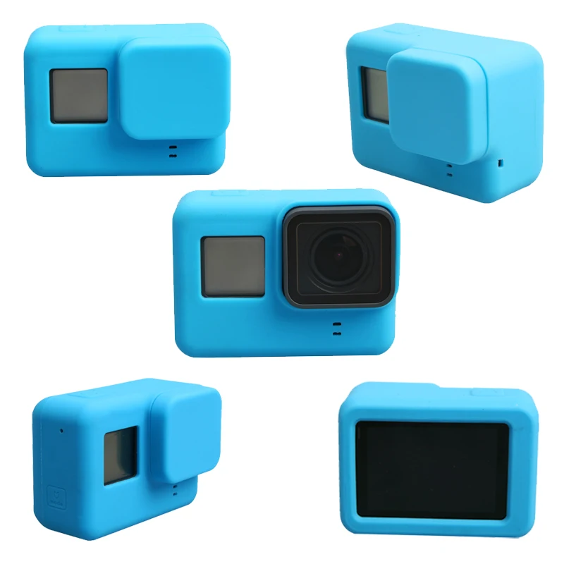 LANBEIKA для Gopro силиконовый чехол Мягкая силиконовая крышка объектива резиновая