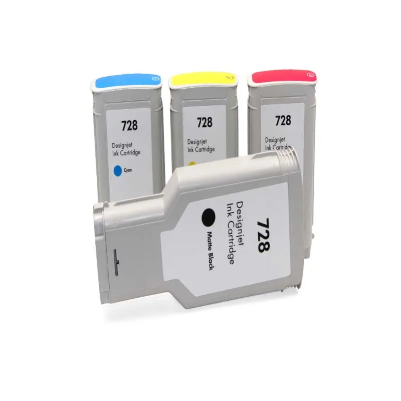 

728 Remanufactured Ink Cartridge Replacement Ink chip FOR HP T830/T730