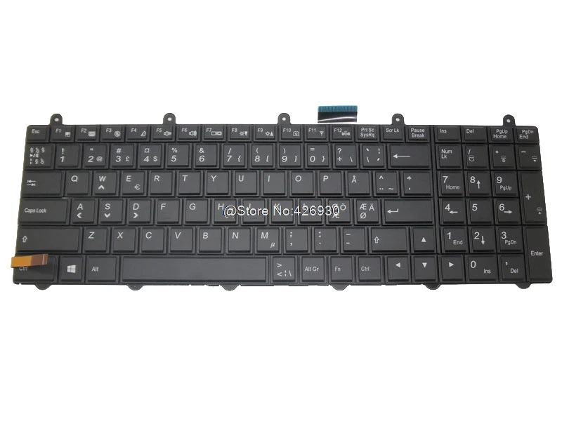 

Backlit Keyboard For CLEVO P151SM-A P170SM-A P177SM-A P370SM1-A P375SMF-A Nordic NE Korea KR Spain SP Sweden SD 6-43-P1771-A10-K