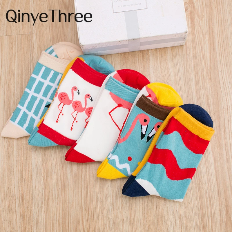 

2018 New Lovely Cartoon Women Socks High Quality Cotton Sox Japanese Fashion Style Socks Autumn Winter Warm Socks For lady Girls