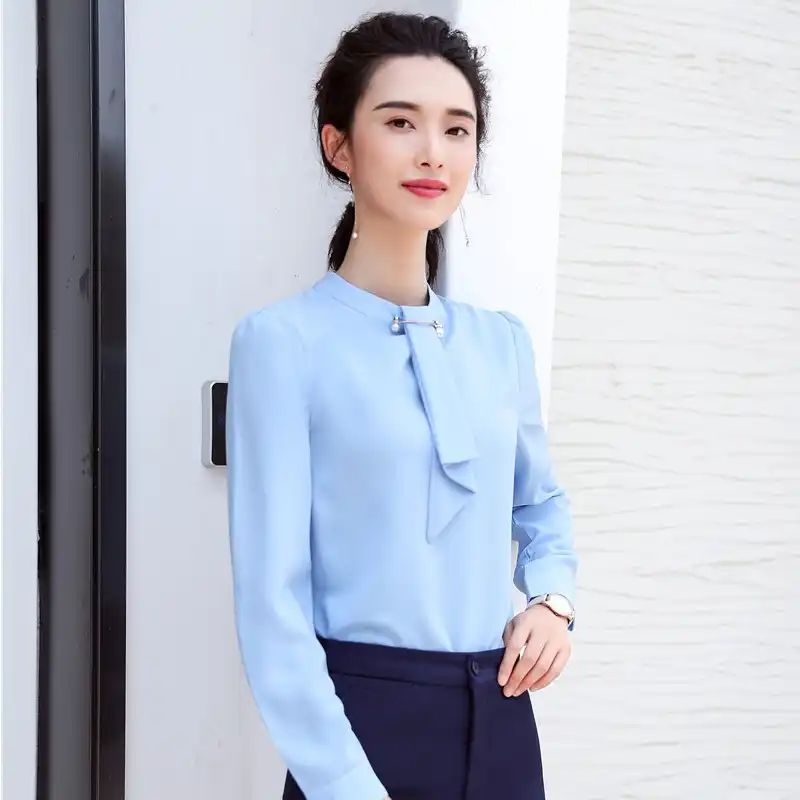 light blue dress shirt womens