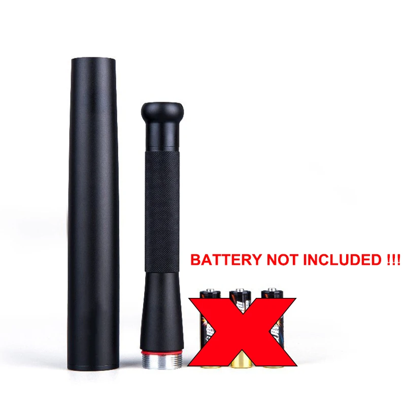Baseball Bat LED Flashlight Outdoors Emergency Self Defense Flashlight Stick Functional Anti Riot Safety Equipment