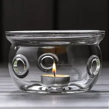 Термостойкий стеклянный чайник нагреватель теплоизоляционная база нагревательная база колба для подогрева чая, для бара Чайный домик чайная комната подарки для быта