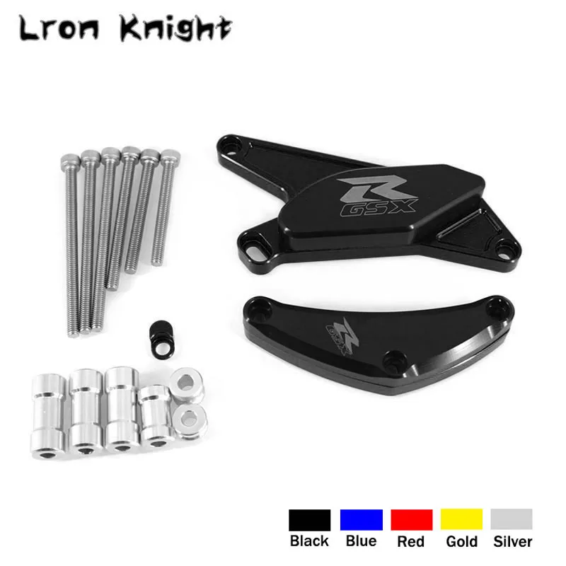 

For SUZUKI GSXR 600 750 GSX-R600 GSX-R750 2006-2012 Motorcycle CNC Engine Guard Left Right Engine Cover Crash Protector Pads