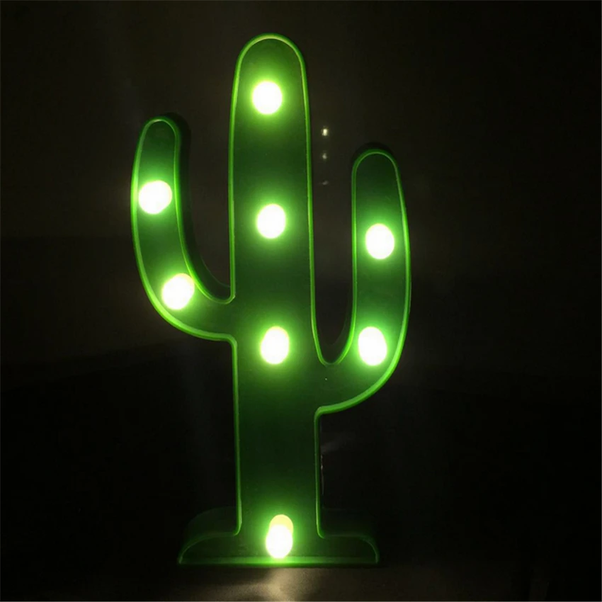 LFH Creative Cute Cactus Night Lights LED Decorative Baby Room Lamps
