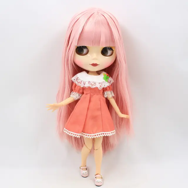 blythe doll pink hair