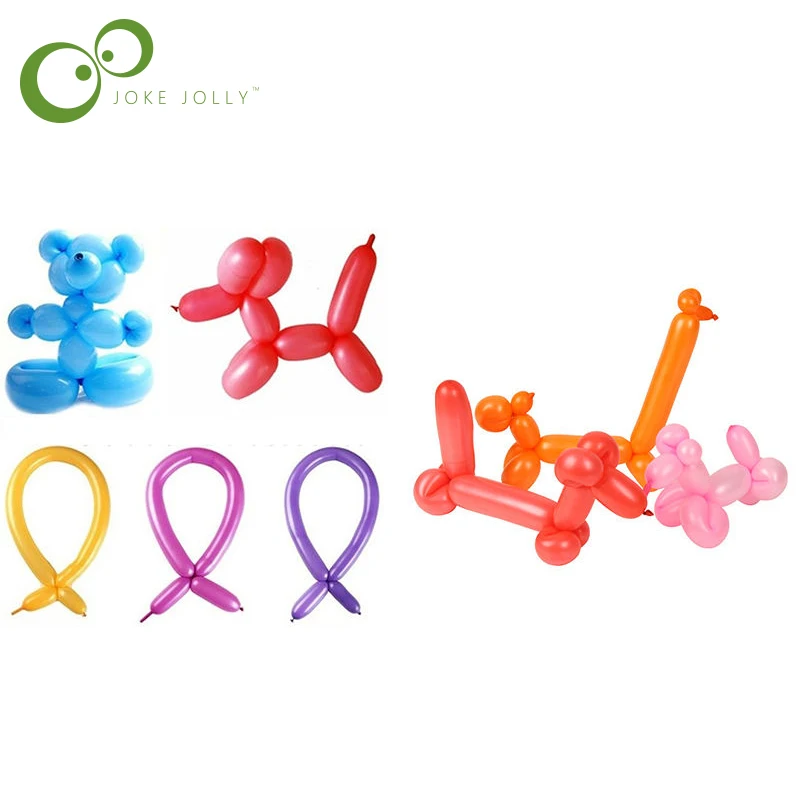 

50pcs/lot Mix color balloons ballWedding Birthday Party Decoration Magic Kids Baby Assorted Latex Long Air ball toys S4