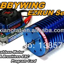 Щеточный электронный регулятор скорости Hobbywing EZRUN бесщеточный комбинированная система B6 до 13 ти лет 3300kv бесщеточный мотор 60A ESC для 1/10 1/12 RC автомобиль