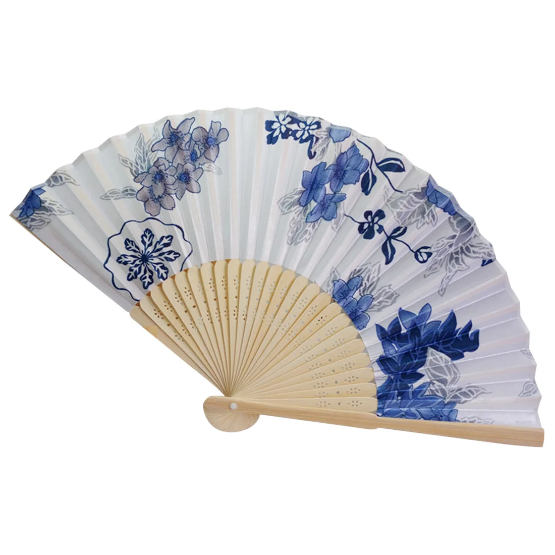 Ретро стиль Шелковый китайский вентилятор складной ручной Шелковый бамбуковый принт вентилятор японская серия винтажный ручной бамбуковый вентилятор
