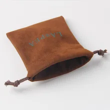 Хорошего качества модный цвет на заказ логотип бархатный шнурок мешочек для ювелирных изделий