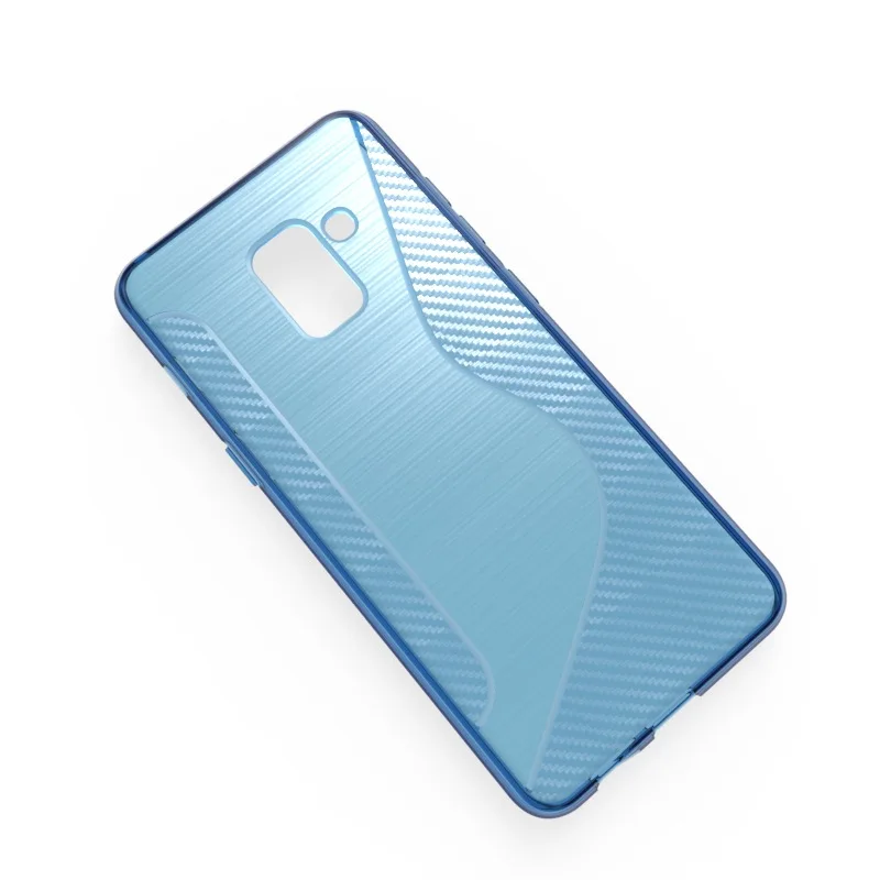 100 шт./лот Мягкий гель ТПУ S линии ТПУ чехол для Samsung Galaxy A7 A730