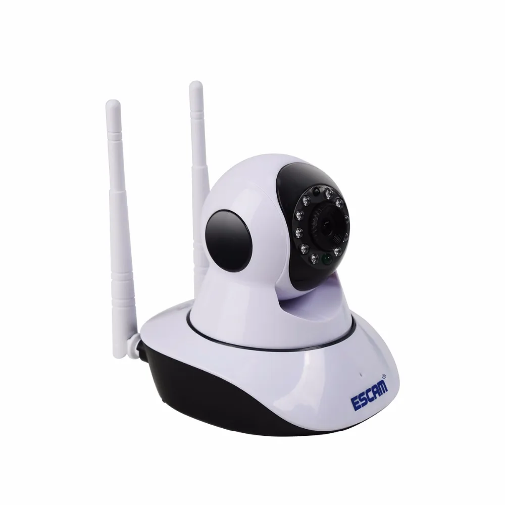 Escam g02 ptz wi fi камера dual антенна hd 720 P pan/tilt ИК IP Камера Поддержка ONVIF Макс до 128 ГБ