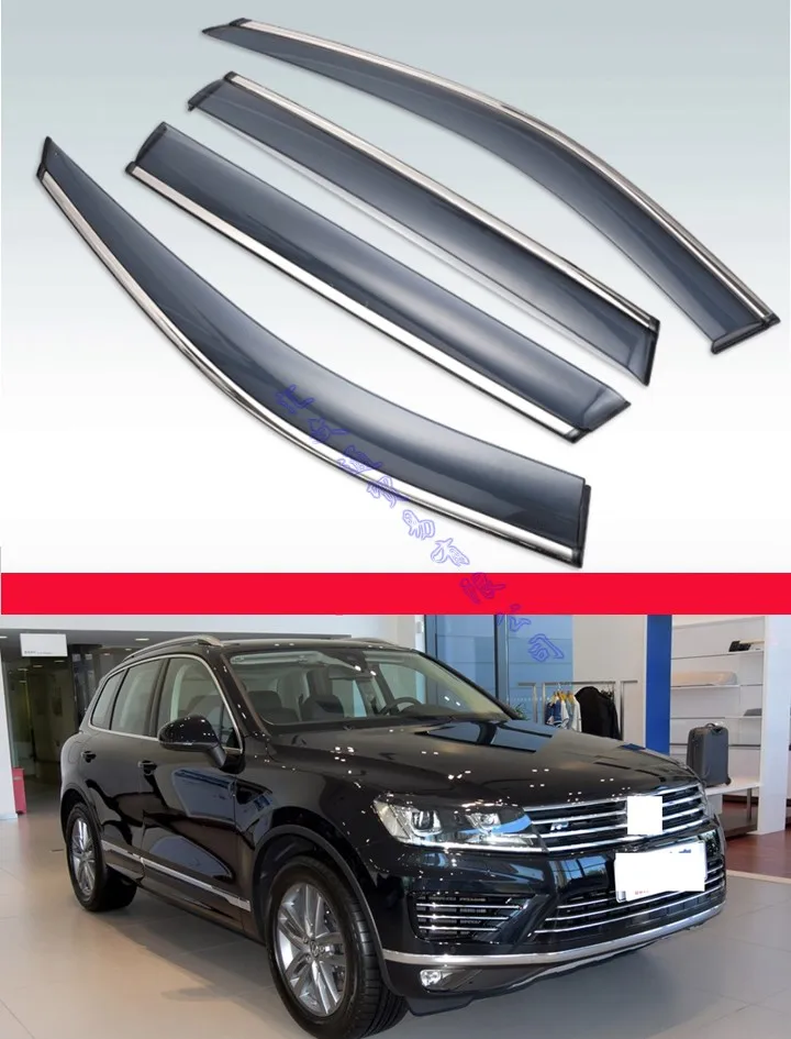 Ветрозащитный Козырек из АБС пластика для VW Touareg 2011 2017|Навесы и укрытия| |