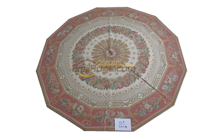 Ковры для спальни круглый ковер из обюссона ручной шерстяные ковры 244 см X 244 см(8 x 8') 43 8X8 2 gc125aub yg15