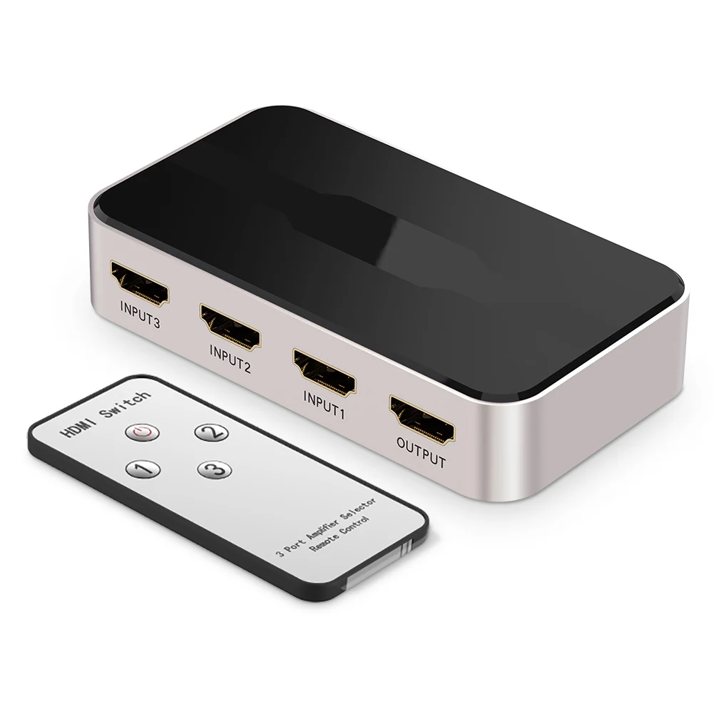 3 входа 1 выход HDMI коммутатор для XBOX 360 PS4 HDTV 4K адаптер|Кабели адаптеры и разъемы| |