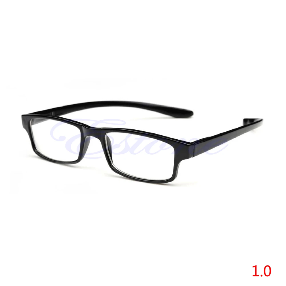 Долговечные очки легкие очки для чтения, очки Новые 1,0 диоптрий удобные черные цвета