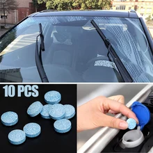 10 unidades/pacote (1 pçs = 4l água) limpador de carro sólido fino seminoma limpador de janela auto limpeza efervescente tablet pára-brisa vidro mais limpo