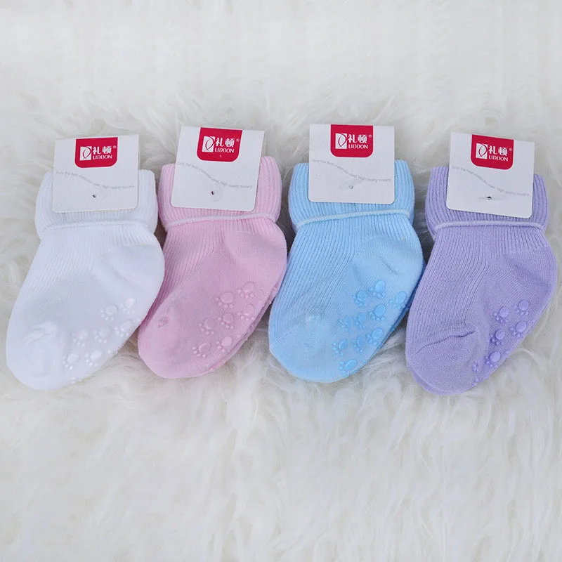 

Baby cute organic cotton socks, bulk cotton baby gripper anti-slip socks