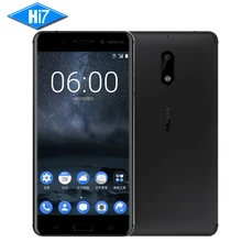 2017 New Original Nokia 6 Mobile Phone 4G LTE Dual SIM Qualcomm Octa Core 5.5” Fingerprint 4G RAM 32G ROM 3000mAh 16MP Nokia6