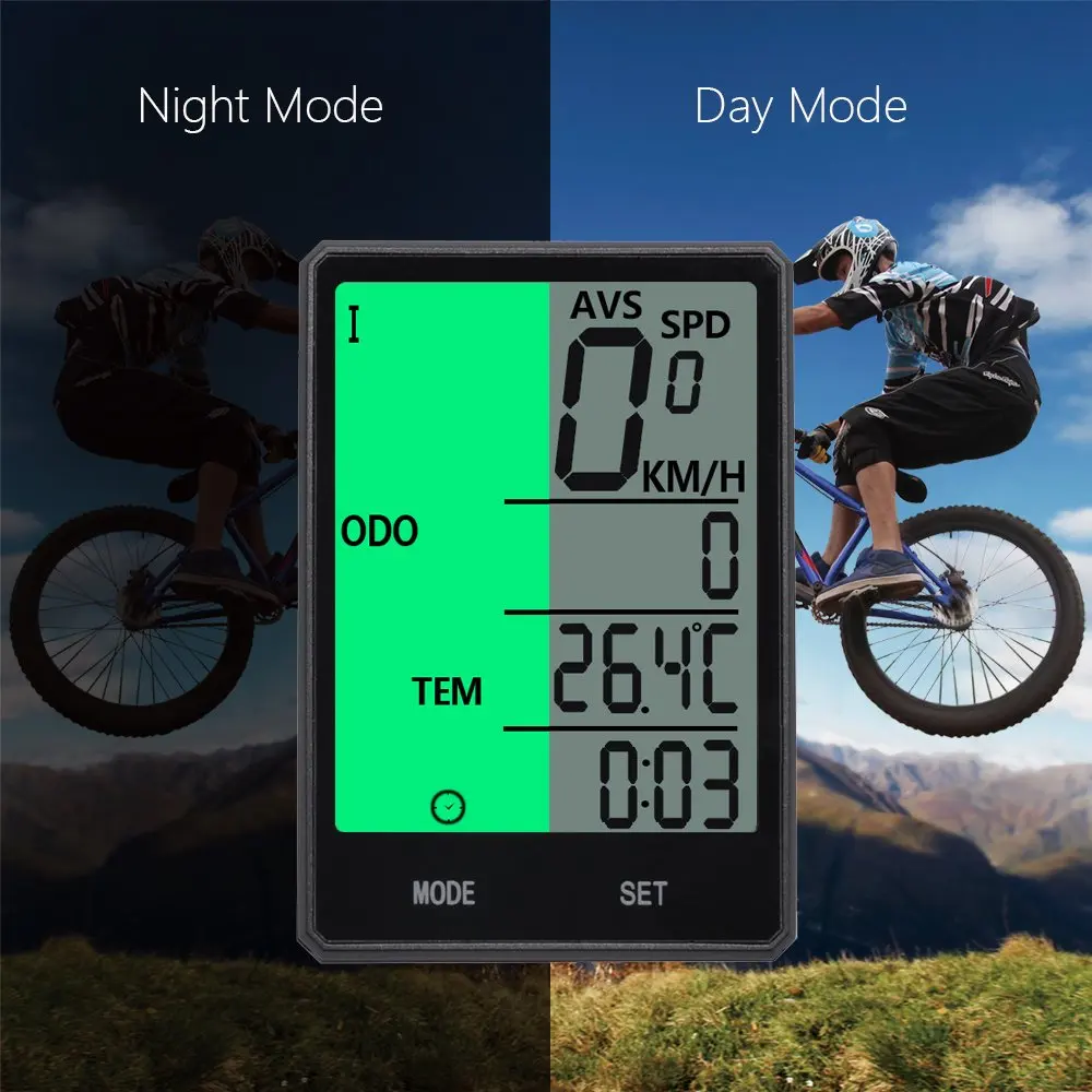 Waterproof Bicycle Computer Wireless And Wired MTB Bike bike computer wireless Cycling Odometer Stopwatch Speedometer