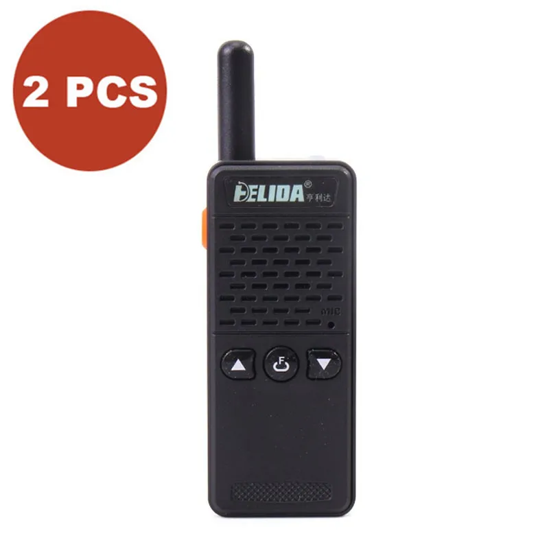 

2Pcs Smallest & Lightest Fashion Mini Walkie Talkie 16CH UHF 430-470Mhz 2W PMR446 Two Way RadioFM TRANSCEIVER MINI RADIO