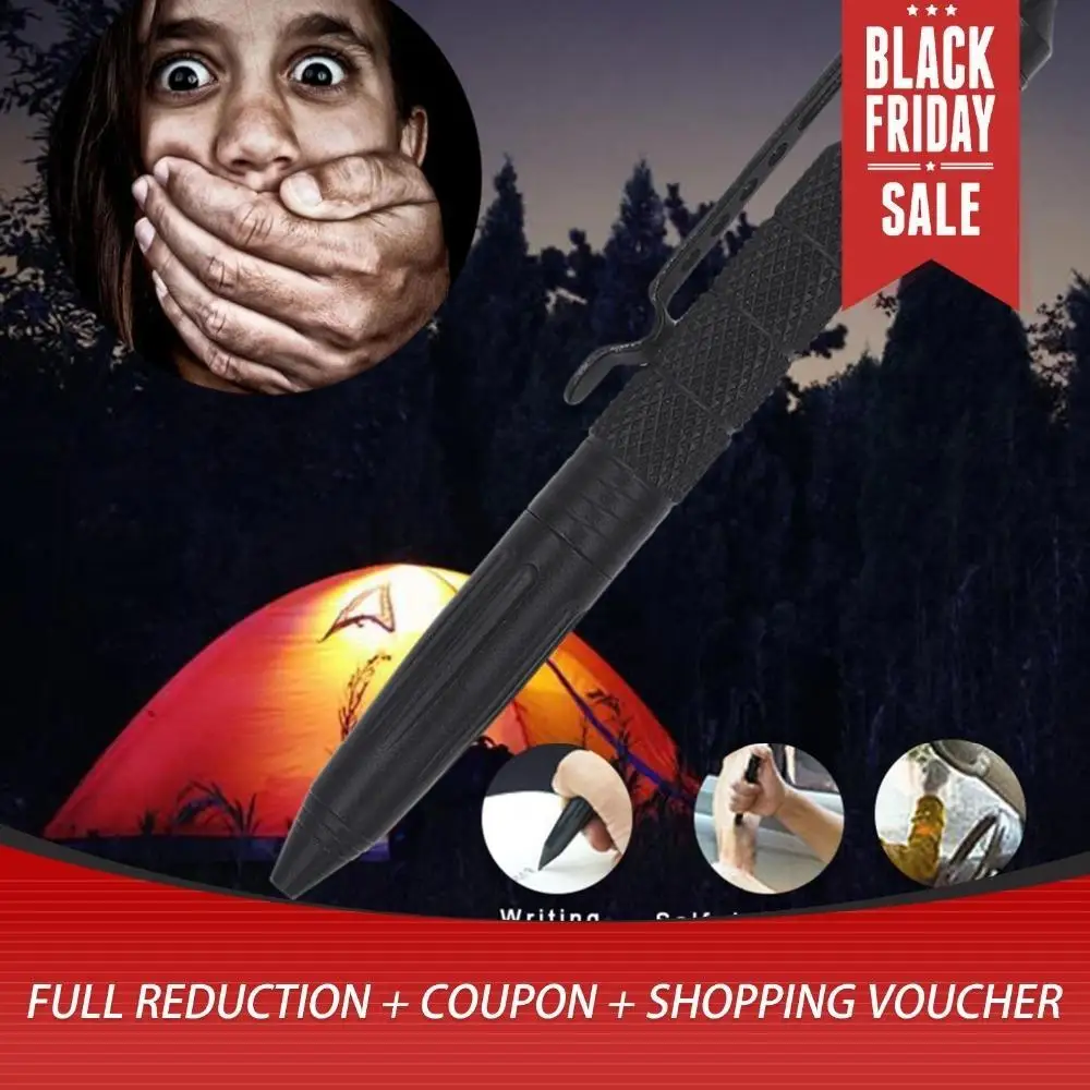 

Tactical Pen For Emergency Glass Breaker Personal Defence Device Multi-function Camping Survival Tool for Writing