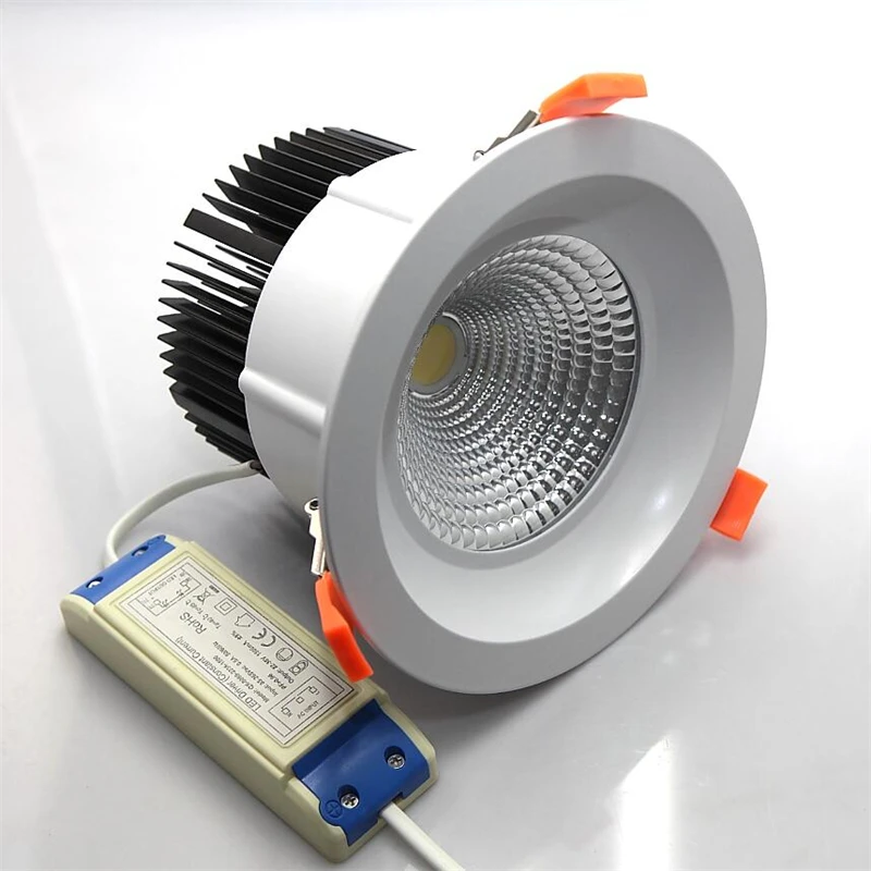 12 Вт/15 Вт/25 Вт/30 Вт dimmable Подпушка свет COB встроенное светодиодные пятно света CE RoHS
