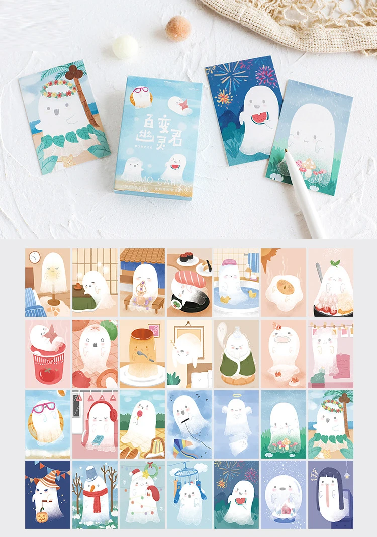 

Multi-use 5.2*8cm 54pcs Mini Card My Happy Guest Friend Design As Scrapbooking Background Party Invitation Cards