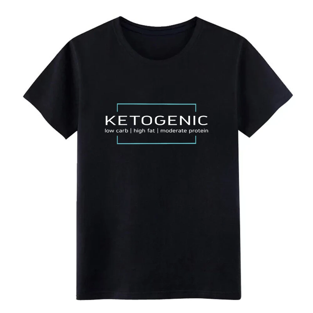 Ketogenic Diet Low Carb High Fat Keto Baseball  t shirt Customize Short Sleeve O-Neck solid color Cute Breathable Family shirt