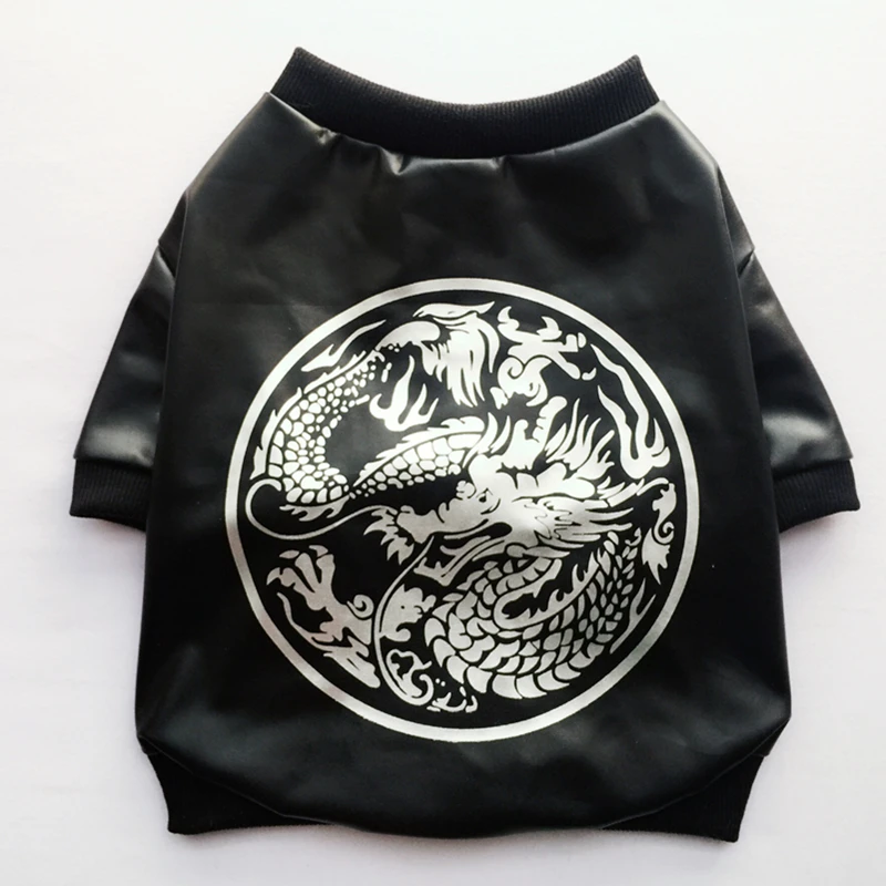 

Pu Leather Dog Coat Jacket Pug Clothing French Bulldog Dog Clothes Bulldog Costume Pet Products