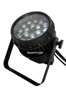 

4pcs/lot 18x18 led par cans rgbwa uv 6in1 par led dj zoom wash lyre spot light par64 led ip65