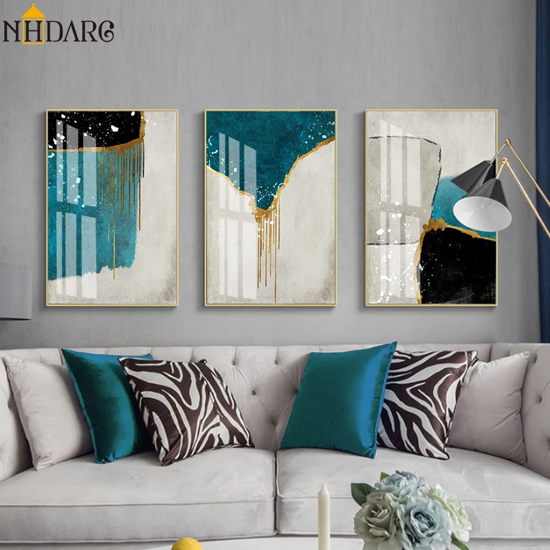 

Modern Green Black Abstract Decoration Poster and Prints Canvas Art Painting Wall Pictures for Living Room Home Decor Wall Decor