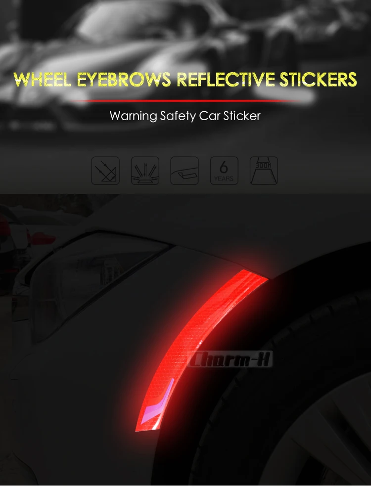 Светоотражающая лента Предупреждающий Знак ступицы колеса для автомобиля анти-столкновения протектор боковой полосы наклейки для BMW e90 e60 e46 f30 f10 f34 X5 f07 f01