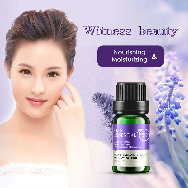 BIOAQUA الزيوت الأساسية الخزامى النقي مصنع زيت العطر الروائح خمر تدليك النفط التحكم المسام رطبة العناية بالبشرة الجمال BIOAQUA الزيوت الأساسية الخزامى النقي مصنع زيت العطر الروائح خمر تدليك النفط التحكم المسام رطبة العناية بالبشرة الجمال