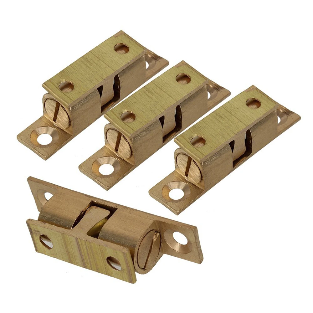 4 Pcs Brass Furniture Door Closure door stop Fittings Kitchen