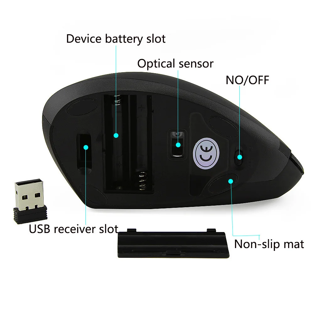 CHYI Wireless Mouse Healthy Vertical Mouse Gaming Ergonomic Optical 2.4 Ghz Gamer Computer Mice For Desktop Laptop PC Notebook CHYI Wireless Mouse Healthy Vertical Mouse Gaming Ergonomic Optical 2.4 Ghz Gamer Computer Mice For Desktop Laptop PC Notebook