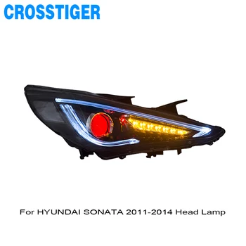 

FOR HYUNDAI SONATA 2011 2012 2013 2014 LED HEADLIGHT ASSEMBLY LAMP