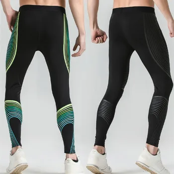 

LIDONG Running Pants Men Leggings Compression Tights Basketball Gym Jogger Jogging Skinny Trousers Sportswear hardlopen