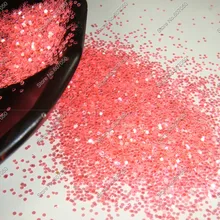 1/2"(1 мм) 040 дюймов красный цвет с сияющими серебряные оттенки шестиугольные Блестки Форма для украшения ногтей и блестки для ногтей